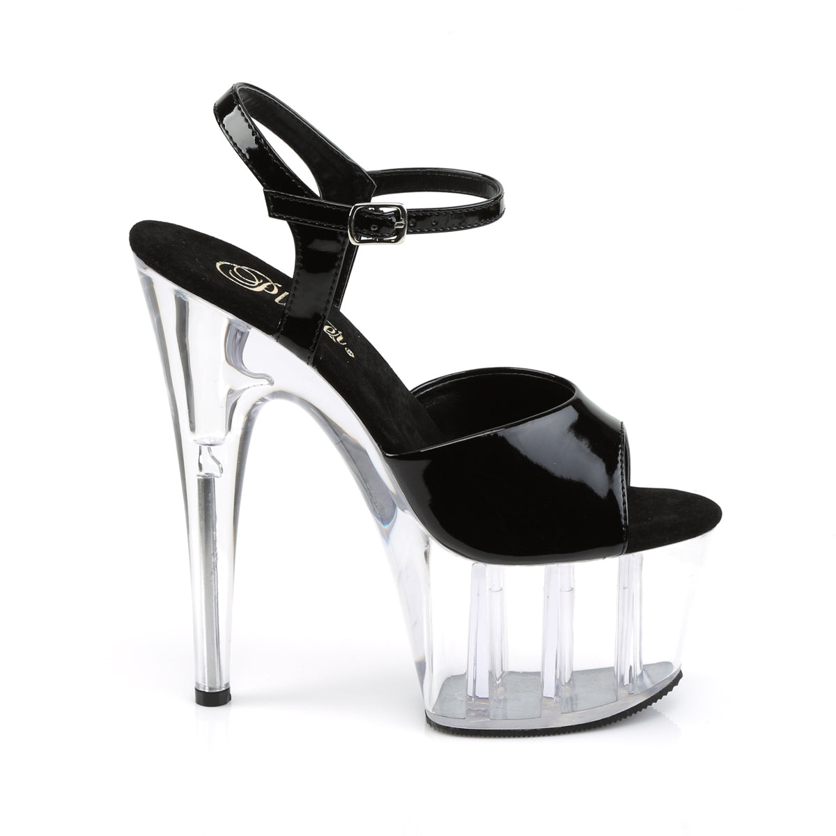 【PLEASER】ADORE-709 シューズ Blk Pat/ Clr【取寄】