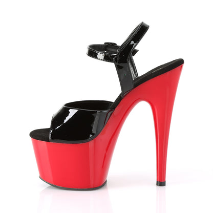 【PLEASER】ADORE-709 シューズ Blk Pat/Red【取寄】