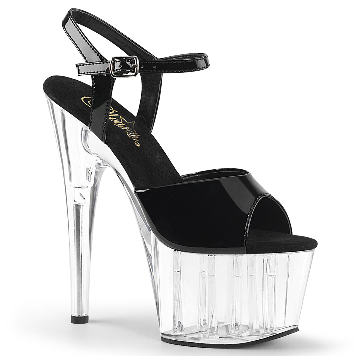 【PLEASER】ADORE-709 シューズ Blk Pat/ Clr【取寄】