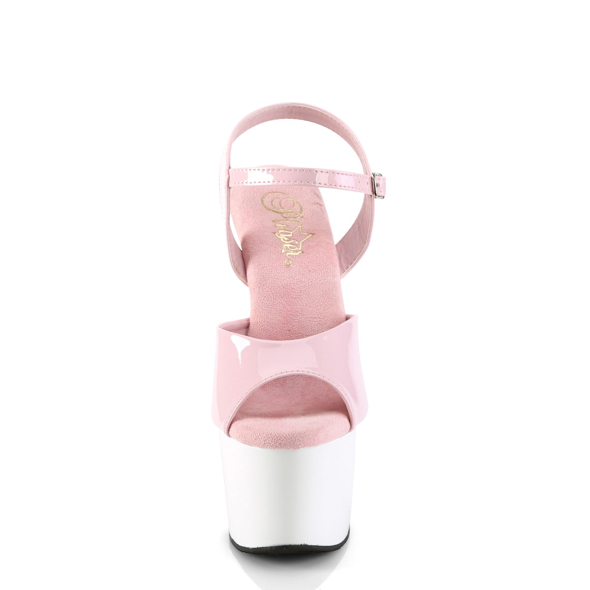 【PLEASER】ADORE-709 シューズ B. Pink Pat/Wht【取寄】