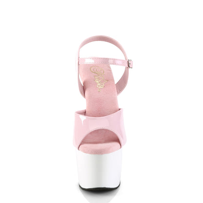 【PLEASER】ADORE-709 シューズ B. Pink Pat/Wht【取寄】