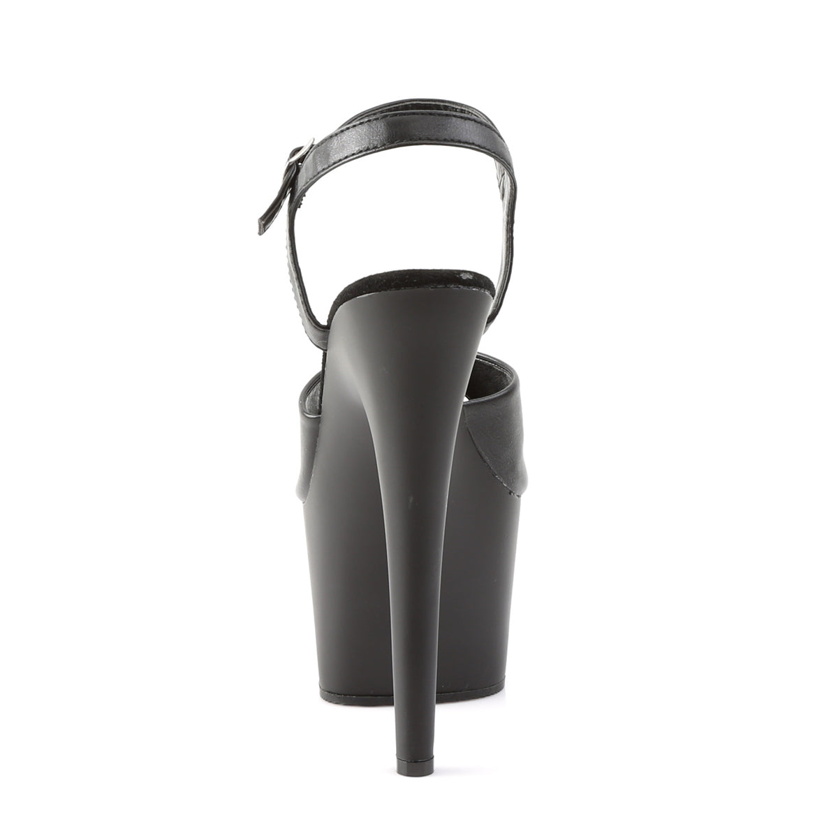 【PLEASER】ADORE-709 シューズ Blk Faux Leather/Blk Matte【取寄】
