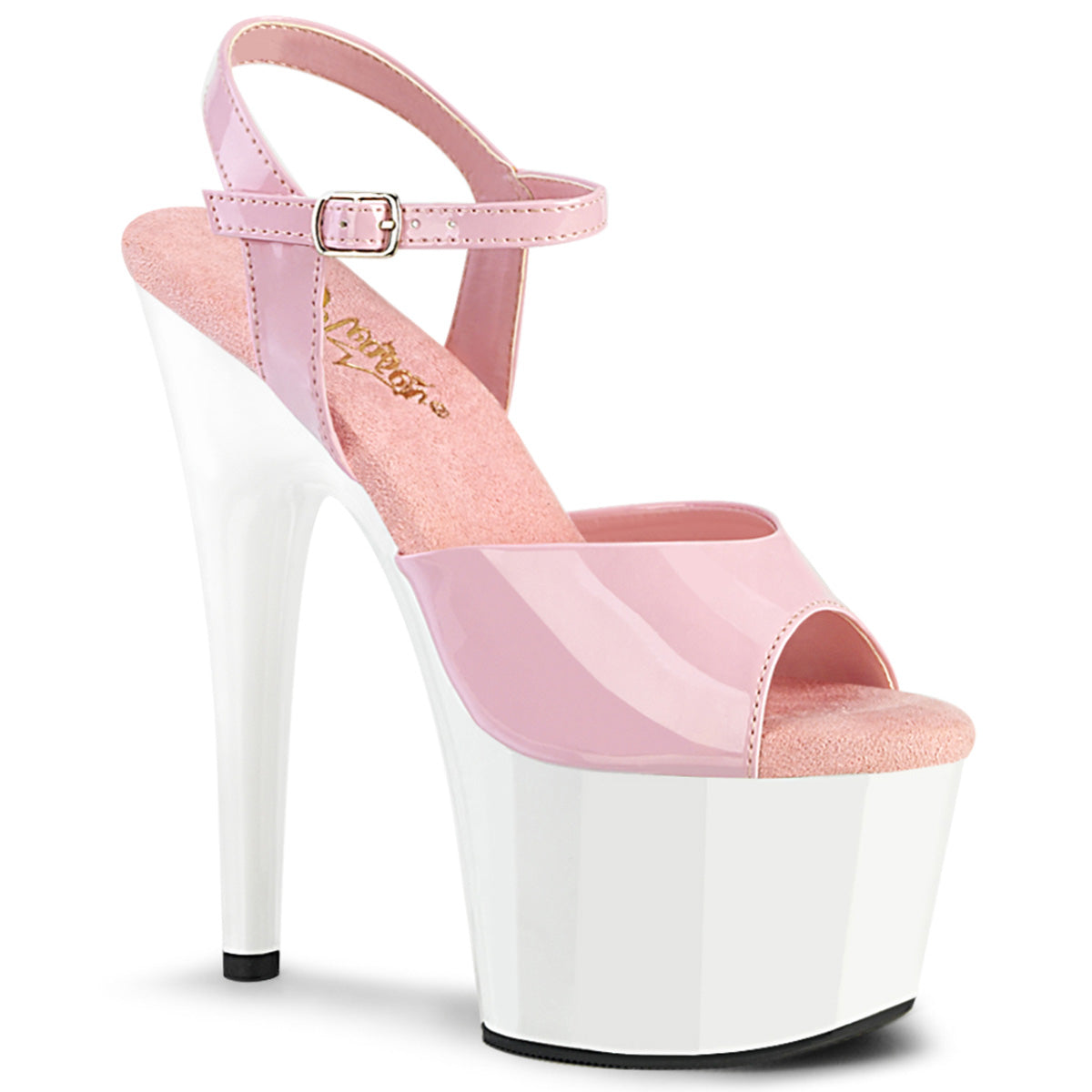 【PLEASER】ADORE-709 シューズ B. Pink Pat/Wht【取寄】