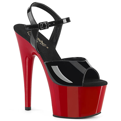 【PLEASER】ADORE-709 シューズ Blk Pat/Red【取寄】