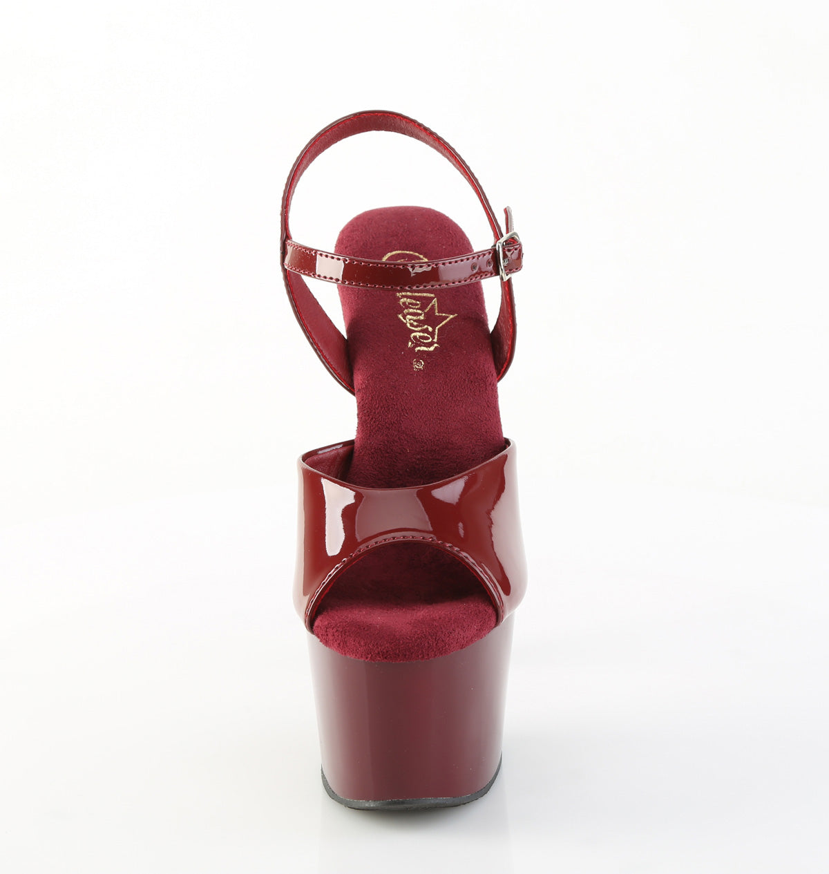 【PLEASER】ADORE-709 シューズ Burgundy Pat/Burgundy【取寄】