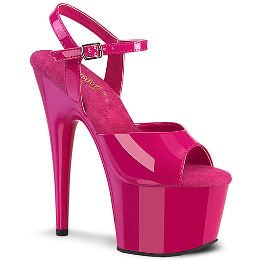 【PLEASER】ADORE-709 プラットフォームシューズ H. Pink Pat/H. Pink【取寄】