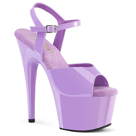 【PLEASER】ADORE-709 プラットフォームシューズ Lavender Pat/Lavender【取寄】