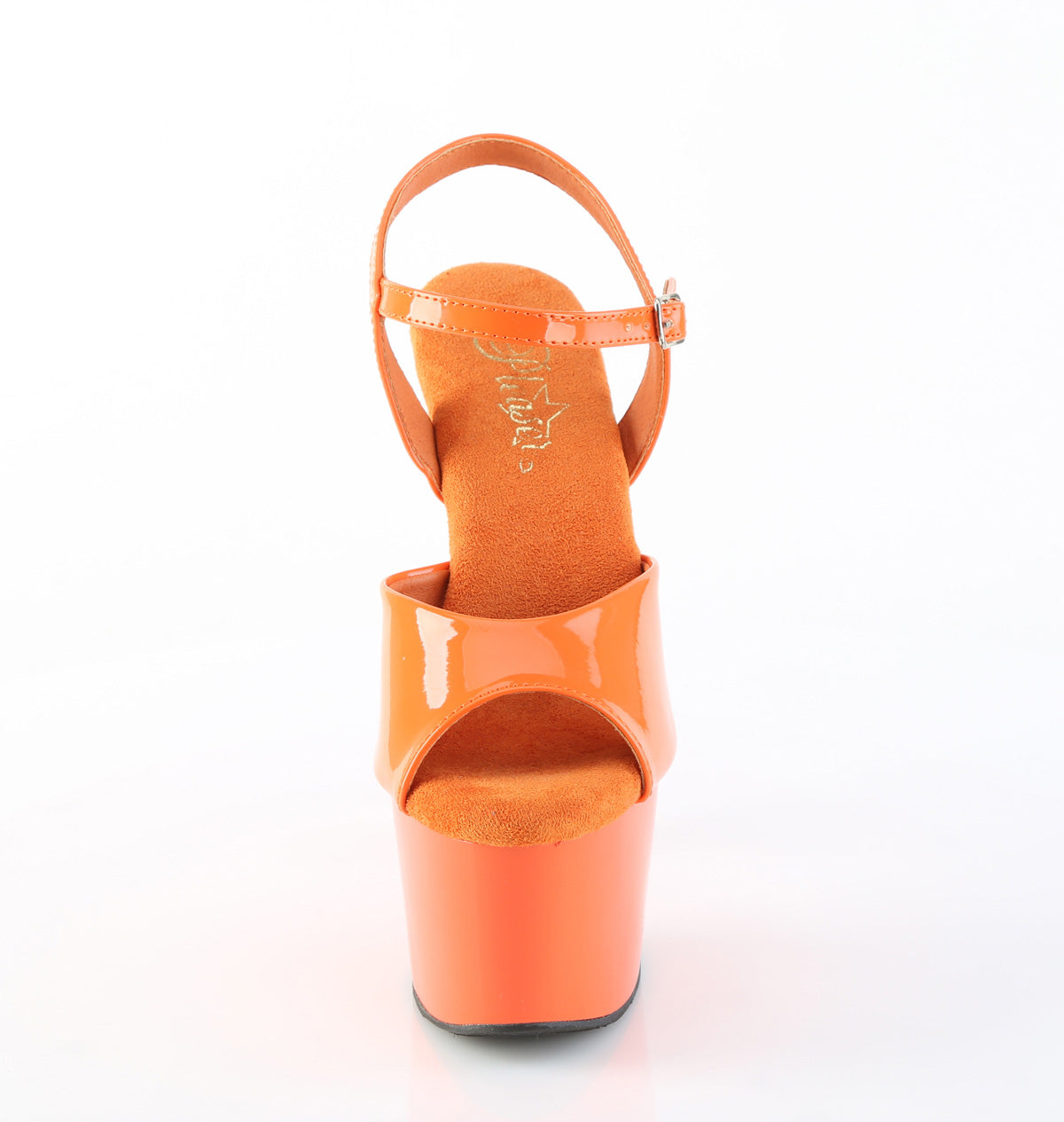 【PLEASER】ADORE-709 シューズ Orange Pat/Orange【取寄】