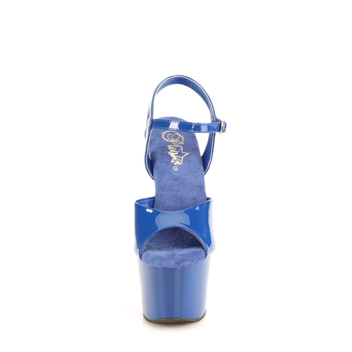 【PLEASER】ADORE-709 シューズ Royal Blue Pat/Royal Blue【取寄】