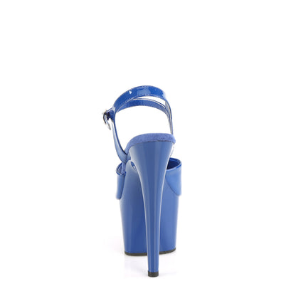 【PLEASER】ADORE-709 シューズ Royal Blue Pat/Royal Blue【取寄】