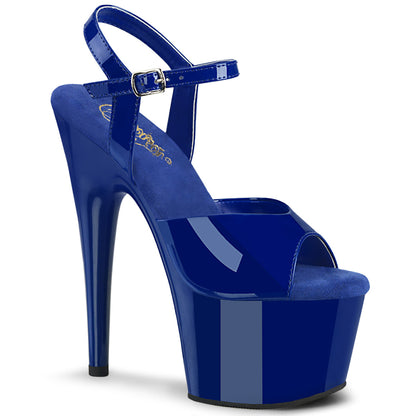【PLEASER】ADORE-709 シューズ Royal Blue Pat/Royal Blue【取寄】