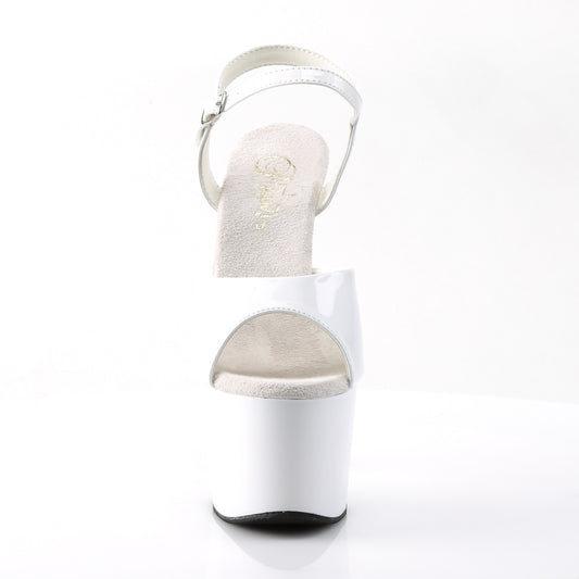 【PLEASER】ADORE-709 プラットフォームシューズ Wht/Wht【取寄】