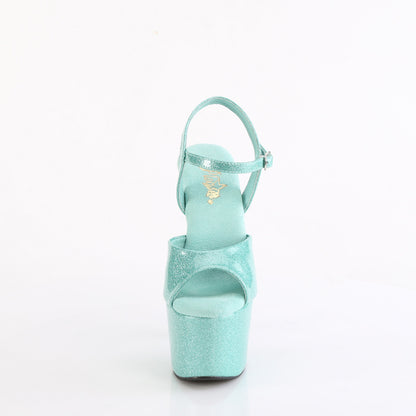 【PLEASER】ADORE-709GP シューズ Aqua Glitter Pat/M【取寄】