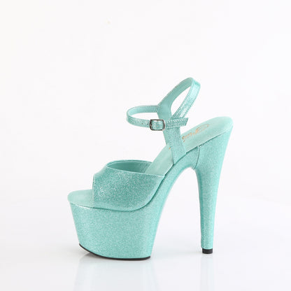 【PLEASER】ADORE-709GP シューズ Aqua Glitter Pat/M【取寄】