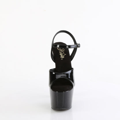 【PLEASER】ADORE-709GP シューズ Blk Glitter Pat/M【取寄】