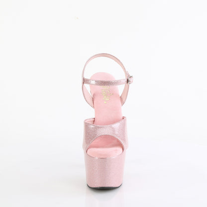 【PLEASER】ADORE-709GP シューズ B. Pink Glitter Pat/M【取寄】