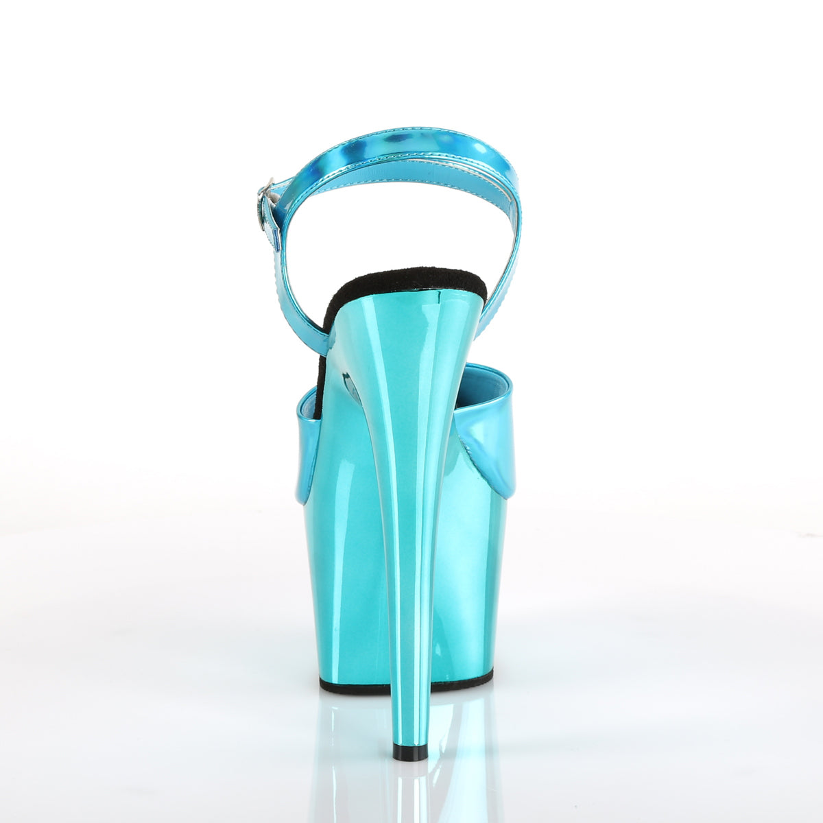 【PLEASER】ADORE-709HGCH シューズ Turquoise Hologram/Turquoise Chrome【取寄】