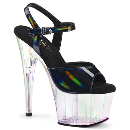 【PLEASER】ADORE-709HT シューズ Blk Holo/Holo Tinted【取寄】