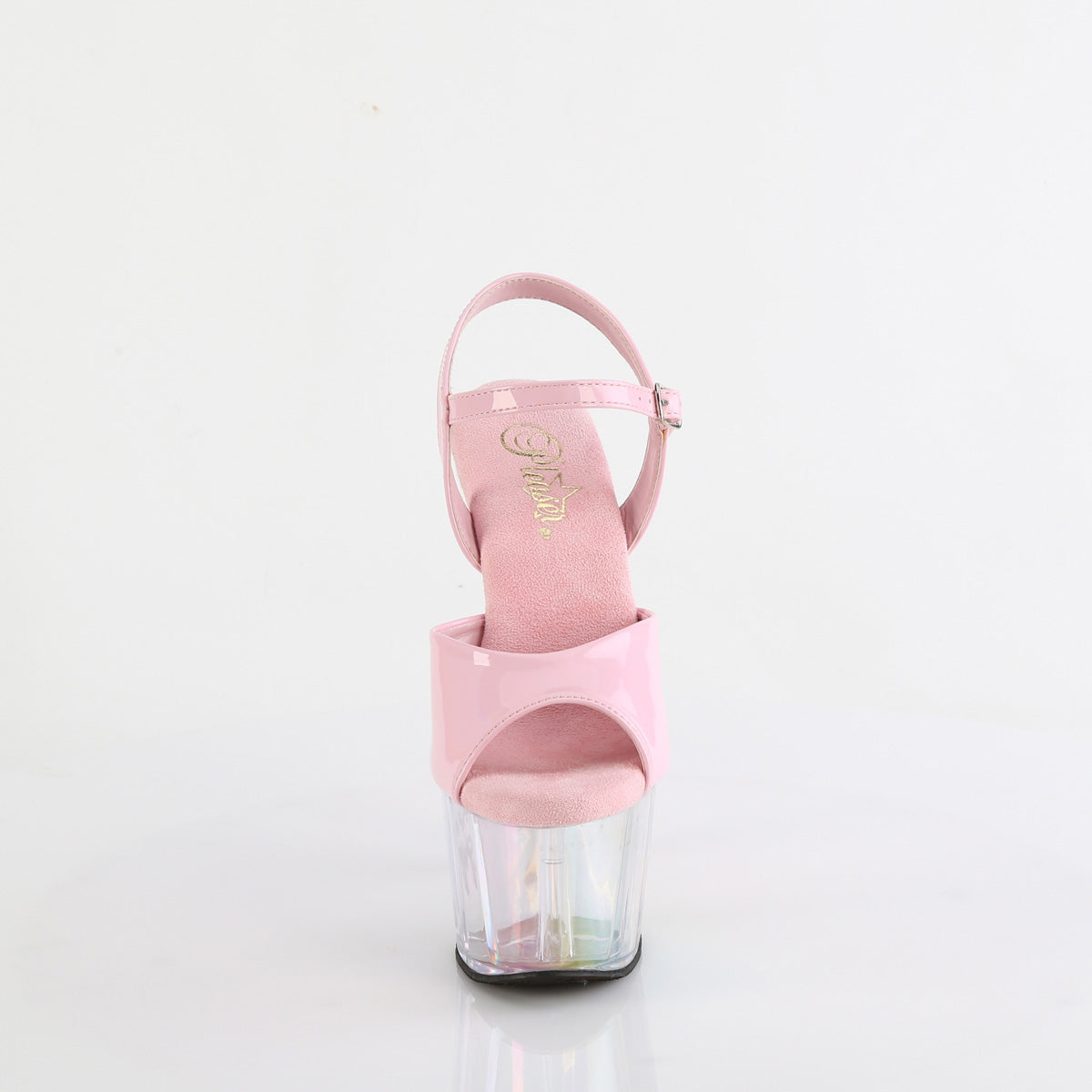 【PLEASER】ADORE-709HT シューズ B. Pink Holo/Holo Tinted【取寄】