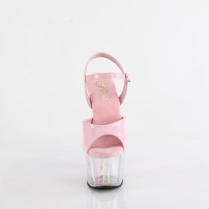 【PLEASER】ADORE-709HT シューズ B. Pink Holo/Holo Tinted【取寄】