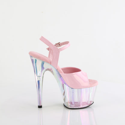 【PLEASER】ADORE-709HT シューズ B. Pink Holo/Holo Tinted【取寄】