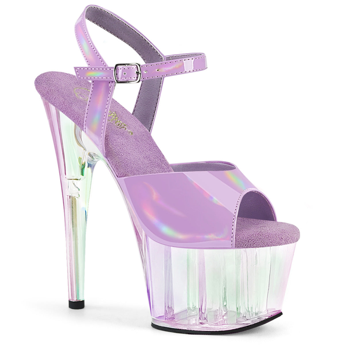 【PLEASER】ADORE-709HT シューズ Lavender Holo/Holo Tinted【取寄】