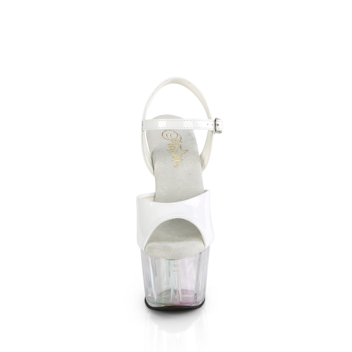 【PLEASER】ADORE-709HT シューズ Wht Holo/Holo Tinted【取寄】