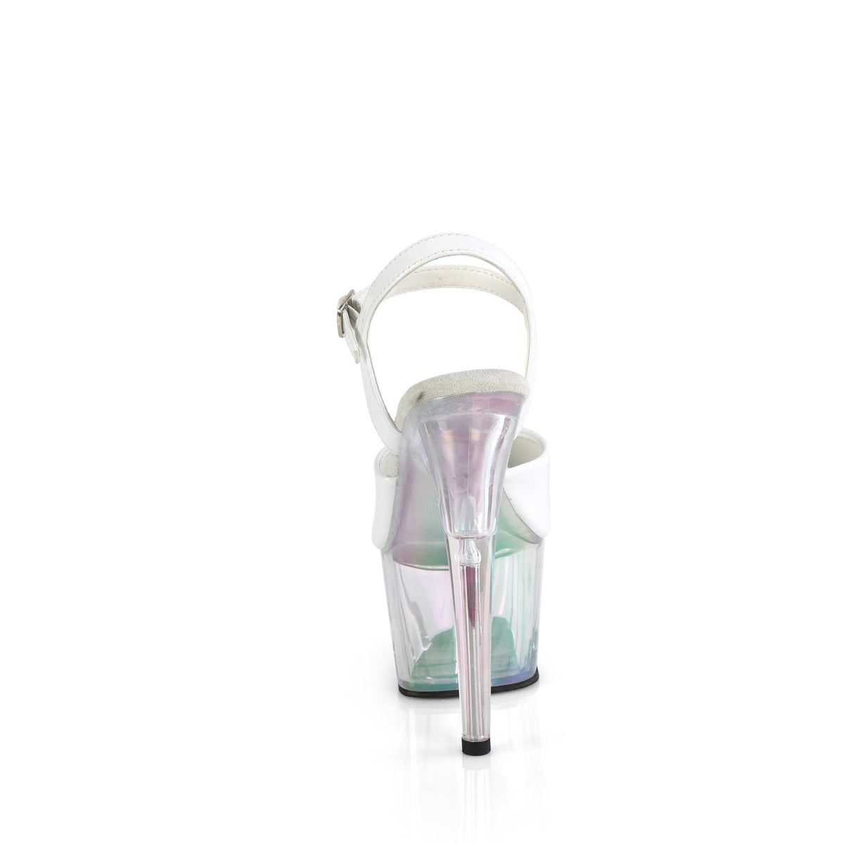 【PLEASER】ADORE-709HT シューズ Wht Holo/Holo Tinted【取寄】