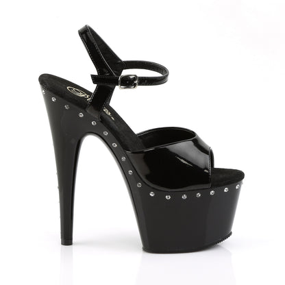 【PLEASER】ADORE-709LS シューズ Blk/Blk【取寄】