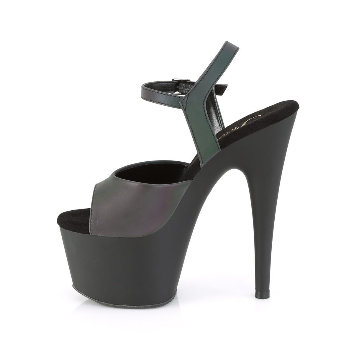 【PLEASER】ADORE-709REFL シューズ Green Multi Reflective/Blk Matte【取寄】