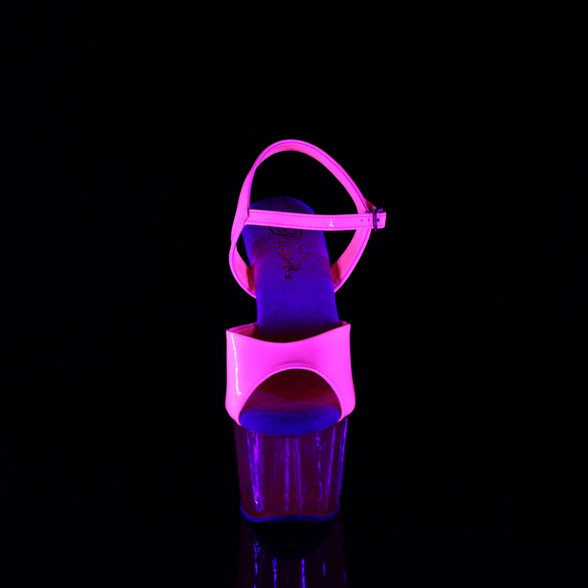 【PLEASER】ADORE-709UVT シューズ Neon H. Pink Pat/H. Pink Tinted【取寄】