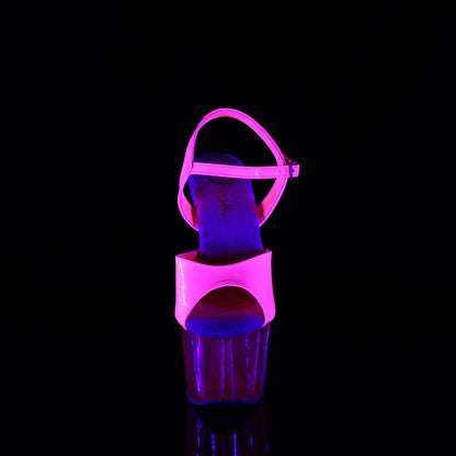 【PLEASER】ADORE-709UVT シューズ Neon H. Pink Pat/H. Pink Tinted【取寄】