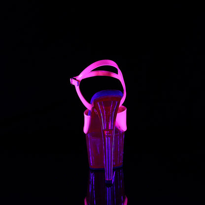 【PLEASER】ADORE-709UVT シューズ Neon H. Pink Pat/H. Pink Tinted【取寄】