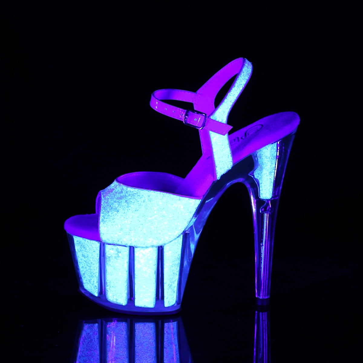 【PLEASER】ADORE-710UVG シューズ Neon Opal Glitter/Neon Opal Glitter【取寄】