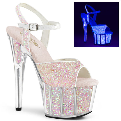 【PLEASER】ADORE-710UVG シューズ Neon Opal Glitter/Neon Opal Glitter【取寄】