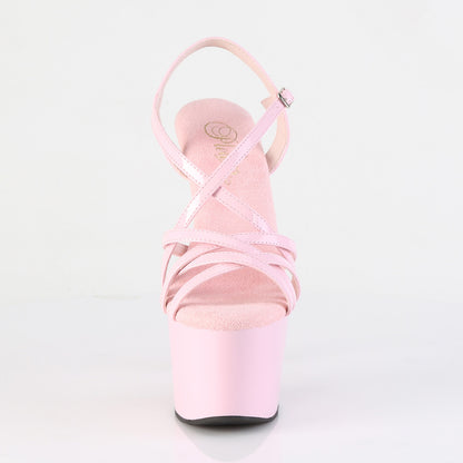 【PLEASER】ADORE-713 シューズ B. Pink Pat/B. Pink【取寄】