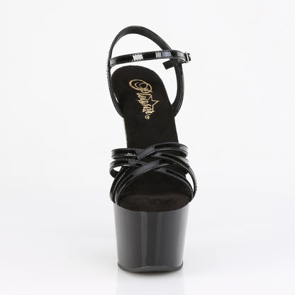 【PLEASER】ADORE-717 シューズ Blk Pat/Blk【取寄】