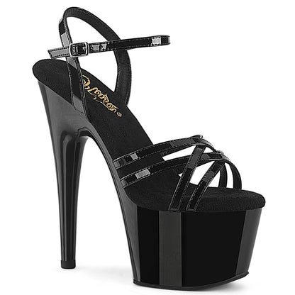 【PLEASER】ADORE-717 シューズ Blk Pat/Blk【取寄】