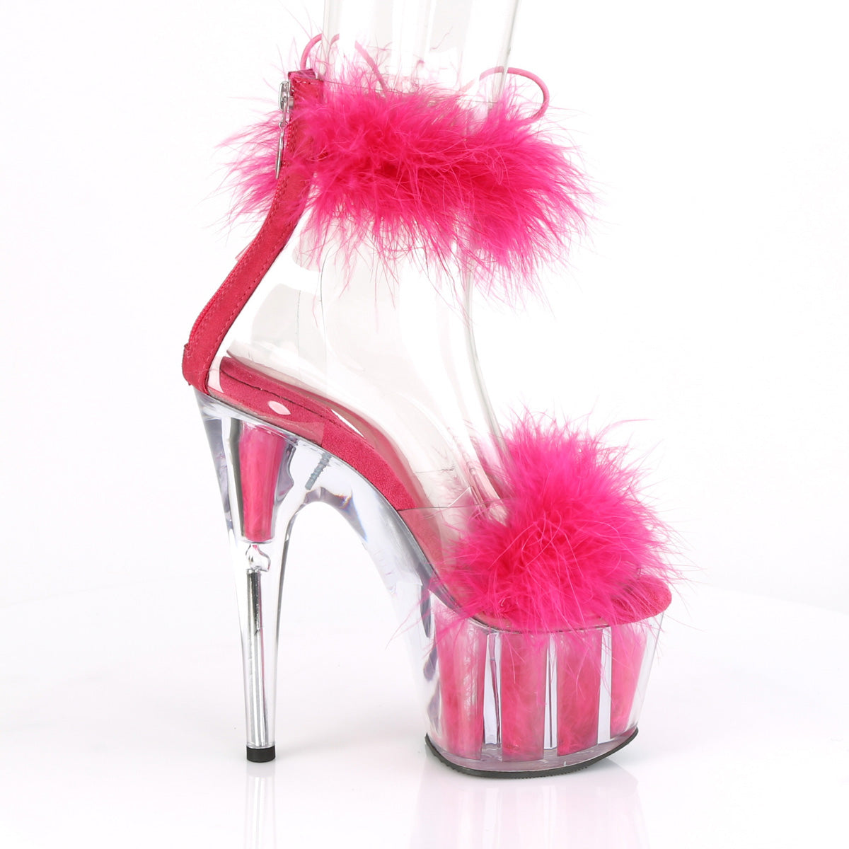 【PLEASER】ADORE-724F シューズ Clr-H. Pink Fur/H. Pink Fur【取寄】