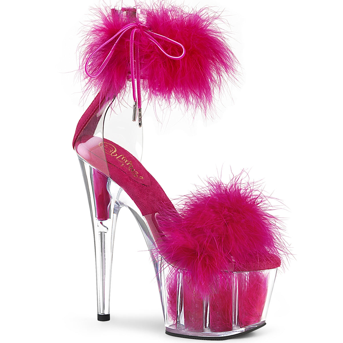 【PLEASER】ADORE-724F シューズ Clr-H. Pink Fur/H. Pink Fur【取寄】