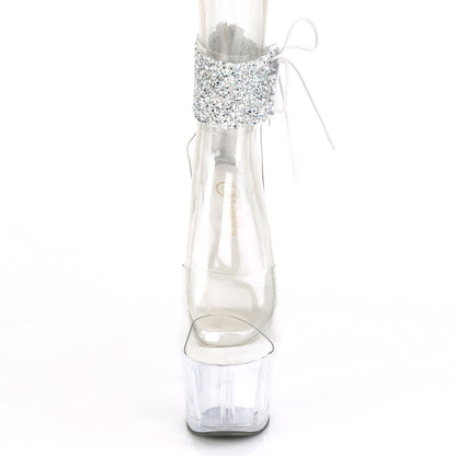【PLEASER】ADORE-724RS-02 シューズ Clr-Slv RS/Clr【取寄】