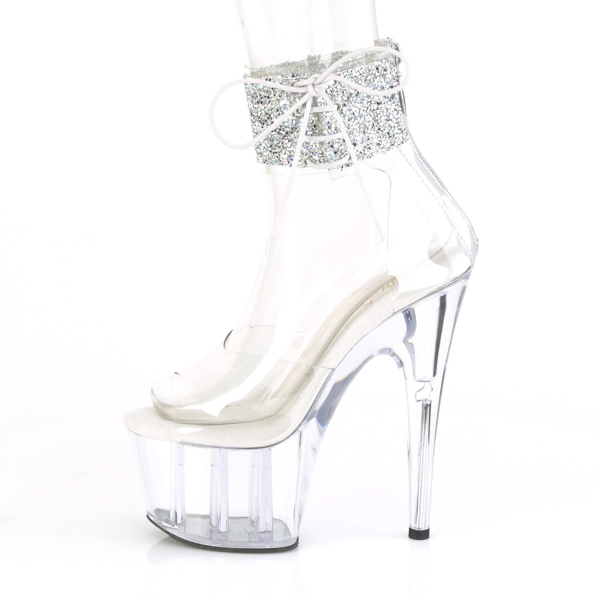 【PLEASER】ADORE-724RS-02 シューズ Clr-Slv RS/Clr【取寄】