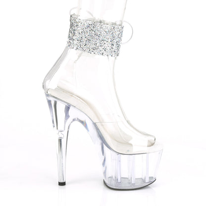 【PLEASER】ADORE-724RS-02 シューズ Clr-Slv RS/Clr【取寄】