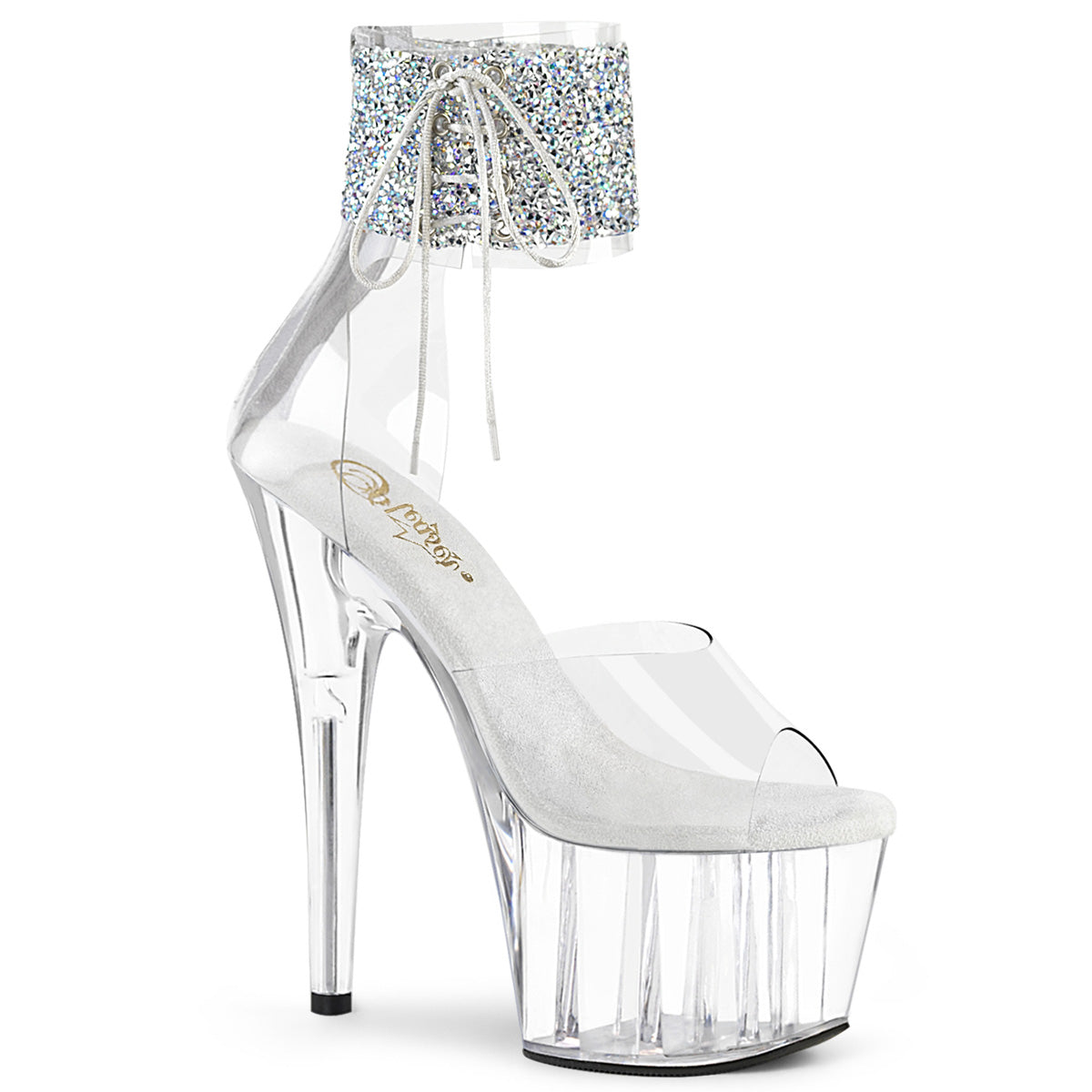 【PLEASER】ADORE-724RS-02 シューズ Clr-Slv RS/Clr【取寄】