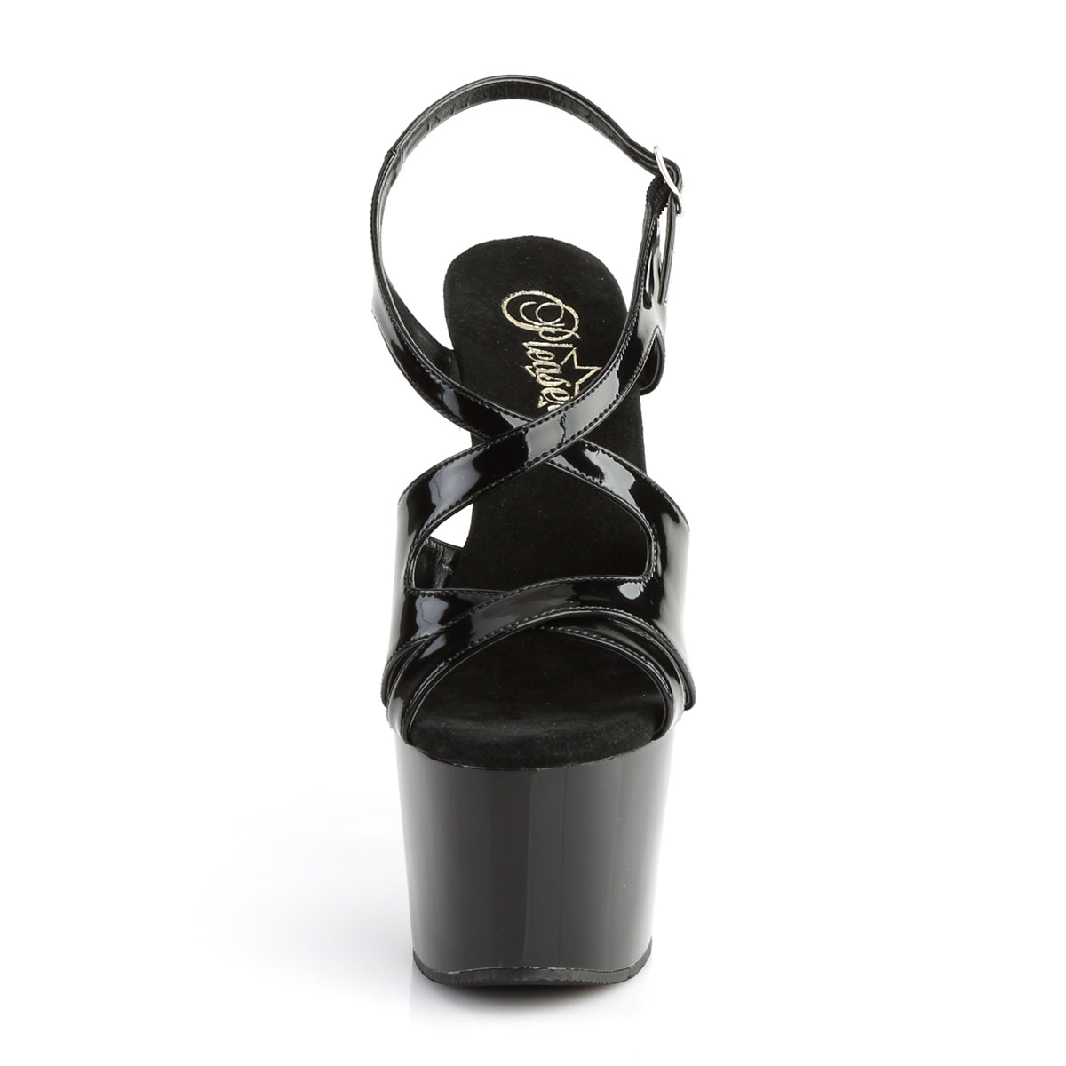 【PLEASER】ADORE-730 シューズ Blk Pat/Blk【取寄】