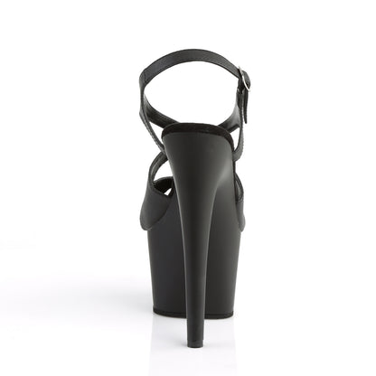【PLEASER】ADORE-730 シューズ Blk Faux Leather/Blk Matte【取寄】