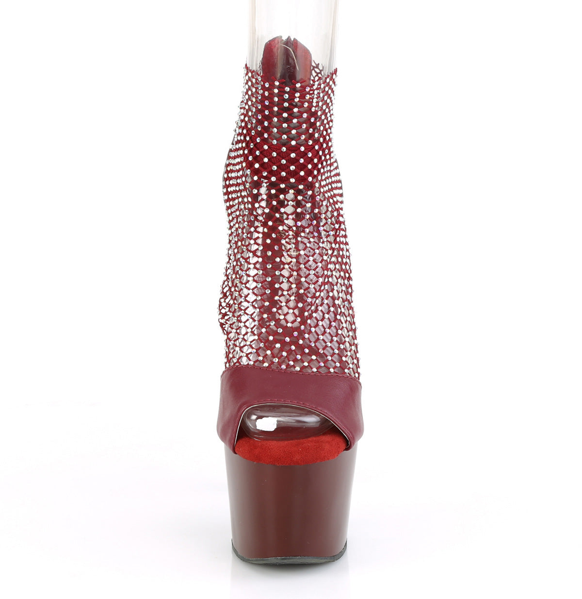 【PLEASER】ADORE-765RM シューズ Burgundy F.Leather-RS Mesh/Burgundy Matt【取寄】