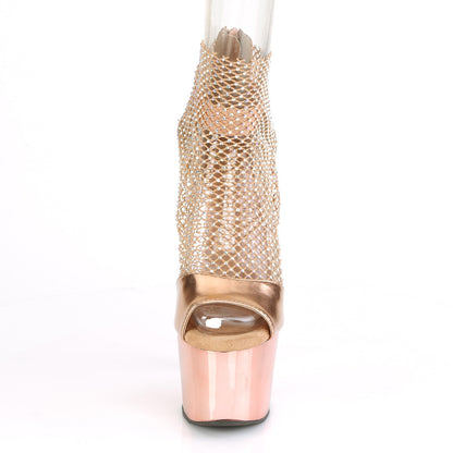 【PLEASER】ADORE-765RM シューズ R.Gold Metallic Pu-RS Mesh/R.Gold Chrome【取寄】
