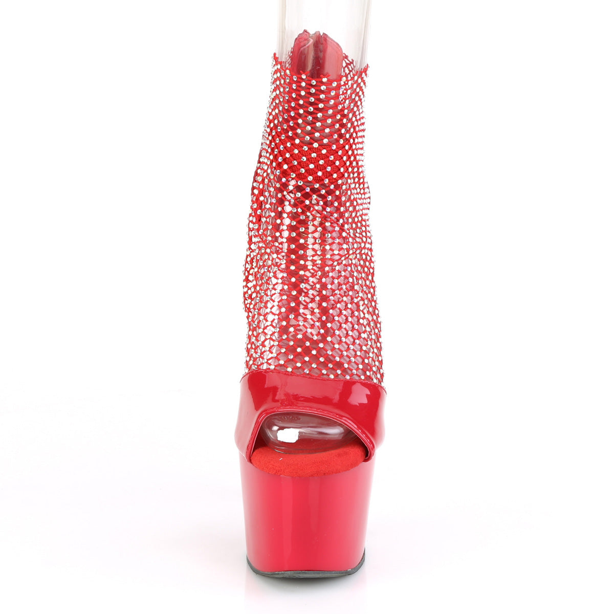 【PLEASER】ADORE-765RM シューズ Red Pat-RS Mesh/Red【取寄】