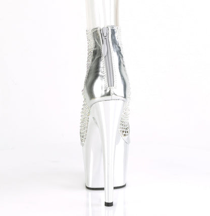 【PLEASER】ADORE-765RM シューズ Slv Metallic Pu-RS Mesh/Slv Chrome【取寄】